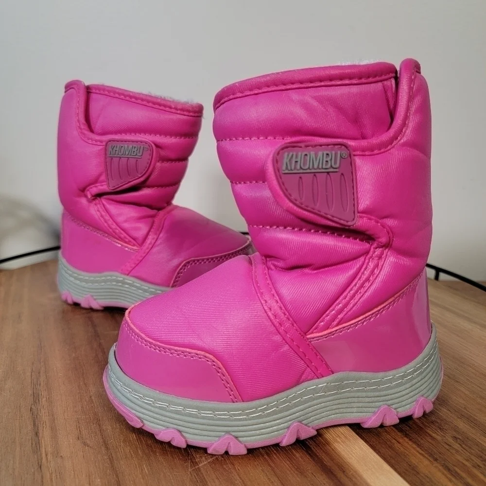 Khombu Wanderer Pink Winter Snow Boots Girl's (Toddler) Size 6